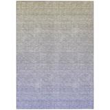 White 60 x 36 x 0.19 in Area Rug - Hokku Designs Quadir Indoor/Outdoor Area Rug w/ Non-Slip Backing Polyester | 60 H x 36 W x 0.19 D in | Wayfair