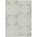 Gray 46 x 30 x 0.19 in Area Rug - Hokku Designs Maiyah Indoor/Outdoor Area Rug w/ Non-Slip Backing Polyester | 46 H x 30 W x 0.19 D in | Wayfair