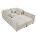 Gray Sectional - Latitude Run® Modern Large Convertible U-Shape Modular Sectional Sofa w/ Reversible Chaise Linen | 31 H x 115.1 W x 59 D in | Wayfair