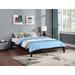 Red Barrel Studio® Hamideh Platform Bed Wood in Black | 14.25 H x 75.75 W x 89 D in | Wayfair F6419CDC943F42BBA87DEDE444396A97