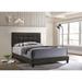 Red Barrel Studio® Hamysh Platform Bed Upholstered/Linen in Gray/Black | 49.5 H x 80 W x 87.25 D in | Wayfair 6448424F4B69458185F3AC7396786CCB