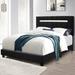 Mercer41 QUEEN SIZE ADJUSTABLE BED FRAME DARK VELVET COLLECTION COMFORT & SIMPLICITY Wood & /Upholstered/Velvet in Black | Wayfair
