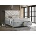 Hokku Designs Yulier Upholstered Platform Storage Bed Upholstered, Wood in Gray | 66 H x 63.5 W x 85.75 D in | Wayfair