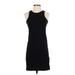 J.Crew Casual Dress - Bodycon Mock Sleeveless: Black Solid Dresses - Women's Size 2X-Small