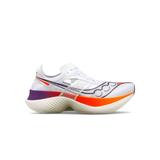 Saucony Endorphin Elite Shoes - Men's White/Vizired 10.5 Medium S20768-126-100-M-10.5