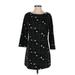 Field Flower Casual Dress: Black Stars Dresses - Women's Size X-Small