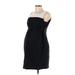 Motherhood Casual Dress - Sheath: Black Print Dresses - Women's Size Large Maternity