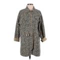 Jodifl Jacket: Gold Leopard Print Jackets & Outerwear - Women's Size Small