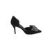 Tory Burch Heels: D'Orsay Stilleto Feminine Black Shoes - Women's Size 5 1/2 - Pointed Toe