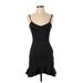 Boohoo Casual Dress - Mini: Black Stars Dresses - Women's Size 4