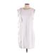 Julie Brown Casual Dress - Shift: White Dresses - New - Women's Size 12