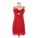 Red Carter Casual Dress: Red Dresses - Women's Size Medium