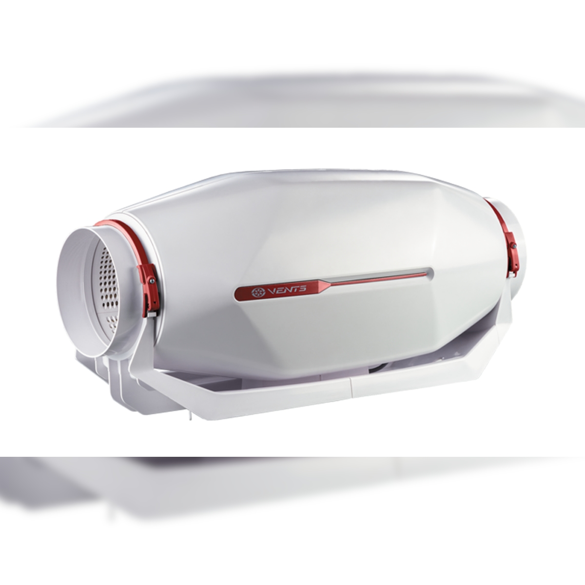 Vents Schallgedämmter Rohrlüfter Stream EC 100 Grau / Silber / Titan 39 Image