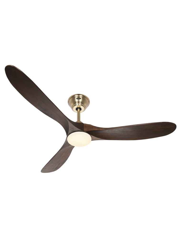 CasaFan 315276 ECO GENUINO-L Deckenventilator mit Licht, 152 cm, dunkles Walnussholz Image