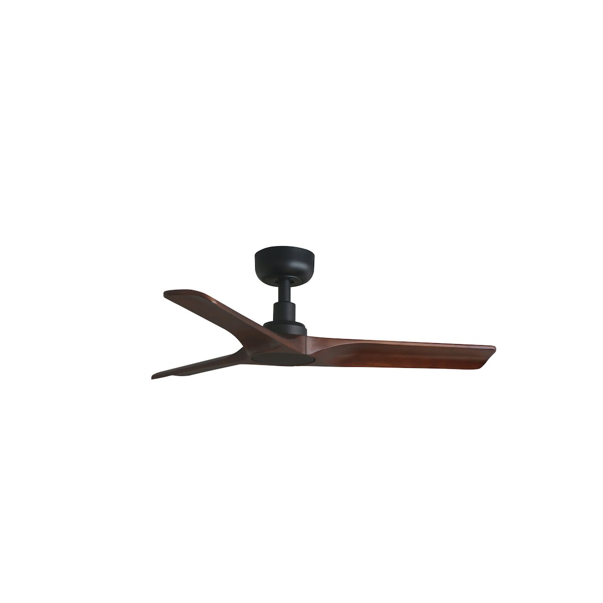 faro barcelona HEYWOOD S Deckenventilator aus schwarzem/dunklem Holz Image