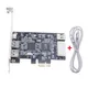 4 Ports 1394A Expansion Card PCI-E 1X to IEEE 1394 DV Video Adapter 1x 4Pin 3x 6Pin 1394 Controller