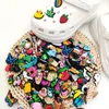 10/20/30/50/100PCS Cartoon Schuh Charms für Clogs Blase Rutschen Sandalen PVC Schuh Dekorationen Zubehör für Jugendliche