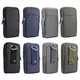 6.9" Universal Mobile Phone Pouch Case Smartphone Neoprene Soft Cover with Carabiner Multi Layer