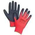 6 Pairs Work Gloves Crinkle Latex Coated Gloves Lightweight Fine Grip Ideal for Light Duty Work