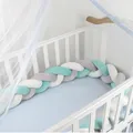 Ins New Baby Three-strand Braid Bedside Baby Room Decoration Anti-fall Rail Hand-woven