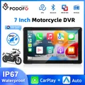 Podofo Motorcycle Carplay 7inch Car Monitor Motor Monitor Carplay Android Auto Airplay Android Cast