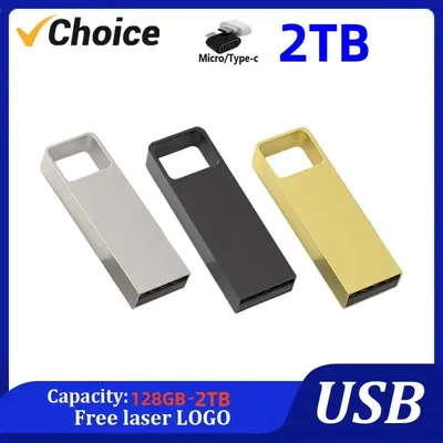 USB 3 0 Pen Drive 2TB Cle USB-Flash-Laufwerke 1TB Hochgeschwindigkeits-Pen drive 512GB tragbare SSD