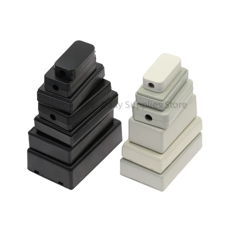 1pc Wasserdichte Schwarz/weiß Gehäuse Instrument Fall ABS Kunststoff Projekt Box Lagerung Fall Gehäuse Boxen Elektronische Lieferungen Image