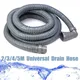 2/3/4/5M Washing Machine Dishwasher Drain Hose Waste Water Outlet Expel Soft Tube Stretchable Drain