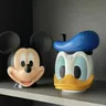 Anime Cartoon Donald Duck vinile riso Mouse Duck Piggy Bank non può essere rotto e può essere