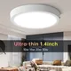 Plafonnier LED ultra fin rond et carré éclairage de plafond pour cuisine chambre et salon 10 W