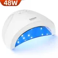 Lampe sèche-ongles UV LED avec minuterie à 3 vitesses lampe de séchage professionnelle pour vernis