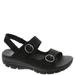 Skechers USA Easy Going-Certified Charm - Womens 11 Black Sandal Medium