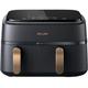 PHILIPS 3000 Series NA352/00 Dual Zone Air Fryer - Black, Black