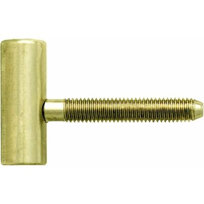 Einbohrband Typ 100, Flügelteil, Band ø 15 mm, Stahl vermessingt - Otlav Image