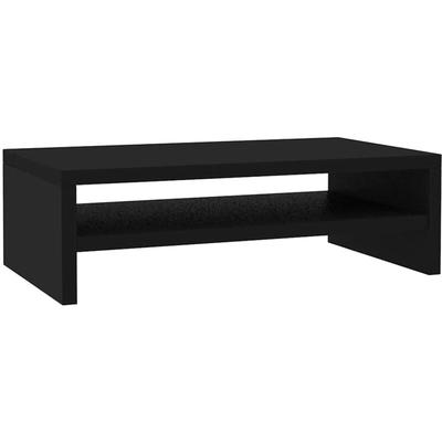 Vidaxl - Monitorständer Schwarz 42x24x13 cm Holzwerkstoff Image