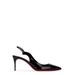 Hot Chick Sling Patent Leather Slingback Pumps