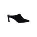 Mi.Im Heels: Black Solid Shoes - Women's Size 7 - Pointed Toe