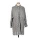 Cupshe Casual Dress - Shirtdress: Gray Dresses - Women's Size Medium