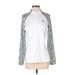 Lands' End Track Jacket: White Jackets & Outerwear - Women's Size 0