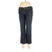 Juicy Couture Jeans - Low Rise Boot Cut Boyfriend: Blue Bottoms - Women's Size 28 - Sandwash