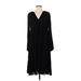 Ann Taylor LOFT Casual Dress - Midi: Black Dresses - New - Women's Size X-Small