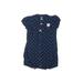 Carter's Short Sleeve Outfit: Blue Print Tops - Size 18 Month