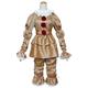 Es Burleske Clown Clown Pennywise Cosplay Kostüm Partykostüm Maskerade Kinder Erwachsene Herren Damen Jungen Mädchen Austattungen Cosplay Leistung Party Halloween Halloween Maskerade Karneval