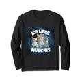 Ich liebe Muschis - Katzen - Ich liebe Katzen Langarmshirt