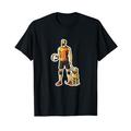 Volleyball player dog beach cool for men and women net spike T-Shirt