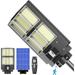 DIQIN 300W Solar Street Lights Outdoor IP67 Waterproof 3000LM Brightness 7000K Color Temperature for Outdoor LED Street Lighting. Dusk to Dawn with Motion Sensor and Remote Control.