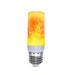 LED Flame Effect Light Bulbs with 4 Mode Upside Down Effect - 3W Flicker Flame Light Bulb E26/E27 Base (1 Pack) - Flickering Light Bulb Orange Fire Light Flame Bulb for Indoor/Outdoor/Home