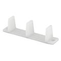 Prime-Line Products MP6563 Sliding (By-Passing) Closet Door Bottom Guides 1-3/8 in. Plastic White Non-Adjustable Floor Mount (Pack of 25)