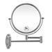GloRiastar 5X Wall Mounted NG01 Makeup Mirror - Double Sided Magnifying Makeup Mirror for Bathroom 8 inch Extension Polished Chrome Finished Mirror