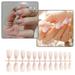 Accaprate Nail Stickers Nail Wraps Nail Decals Nail Art Stickers 24pcs Press On Nails Medium Length Coffin Nails Nails Glossy False Nails Full Cover Prom Nails